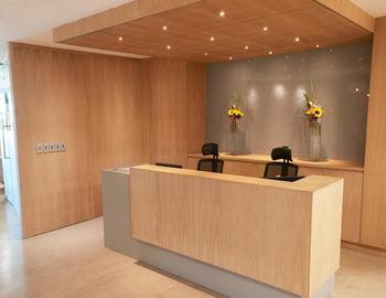 Reception Area Of Modern Office With No People